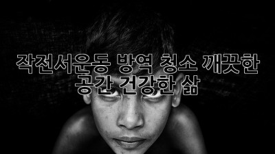 작전서운동 방역 청소: 깨끗한 공간, 건강한 삶