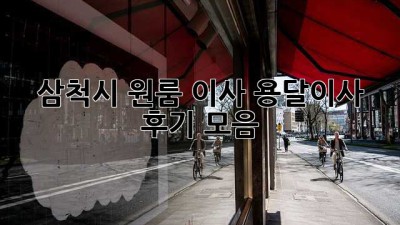 삼척시 원룸 이사? 용달이사 후기 모음!